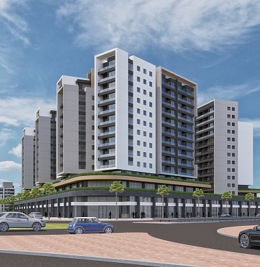 Новые квартиры с панорамным видом на город в Кепезе